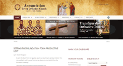 Desktop Screenshot of annunciationorthodox.org